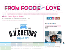Tablet Screenshot of fromfoodiewithlove.com